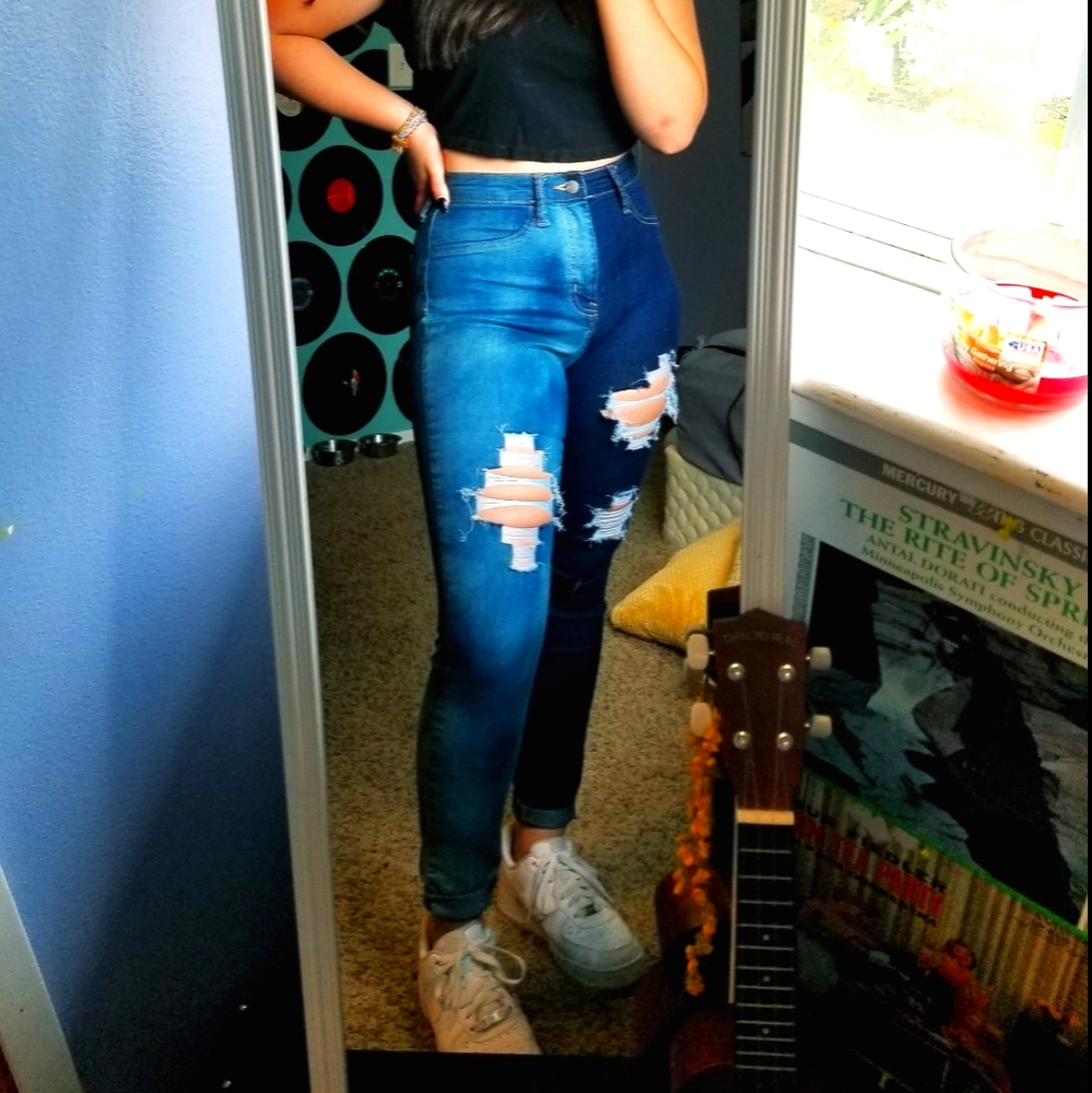 ripped jeans